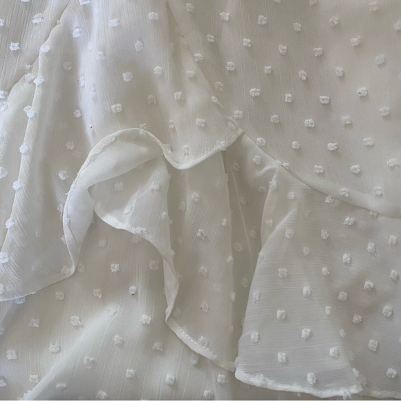 Meshki white polka dot mini dress - Picture 5 of 6